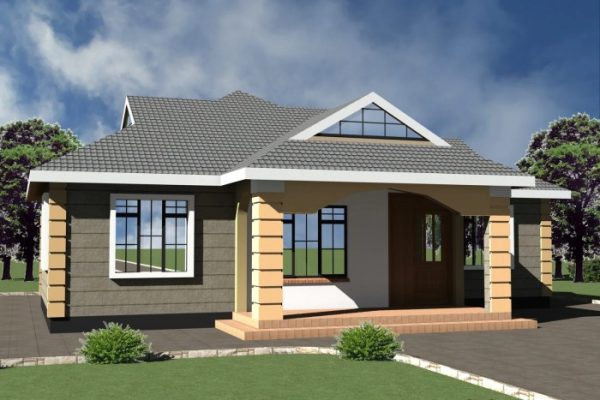 Modern 3 bedroom house design