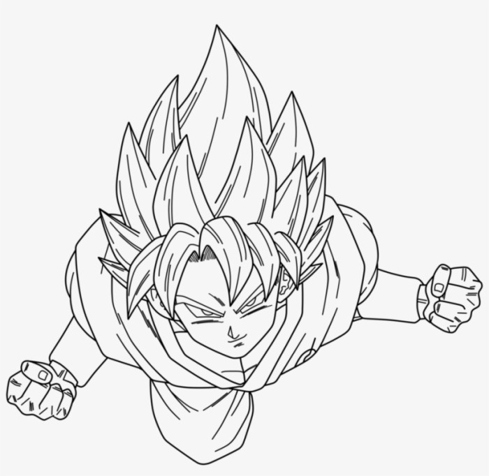 Coloring pages dragon ball z