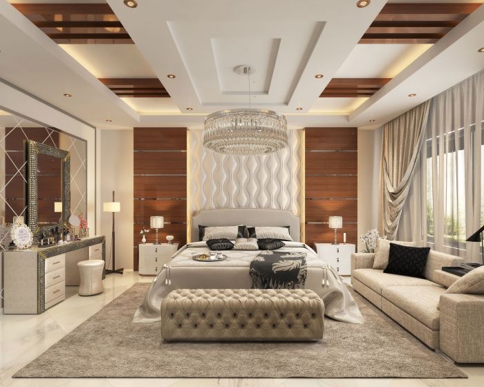 Interior design of bedroom