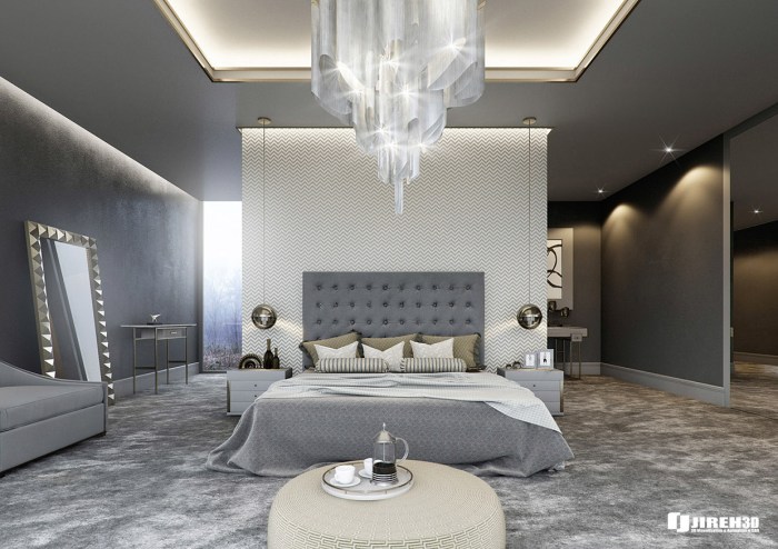 Luxury bedroom interior design