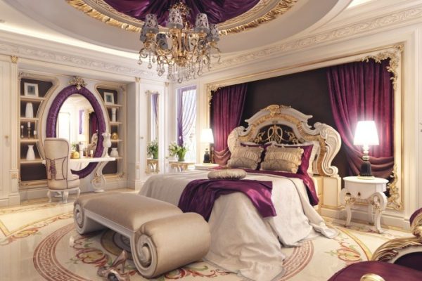 Luxury bedroom interior design