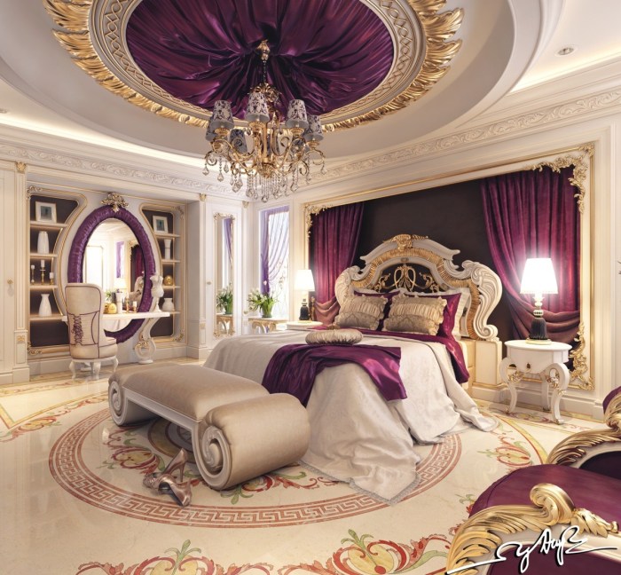 Luxury bedroom interior design