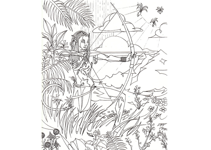 Avatar coloring pages