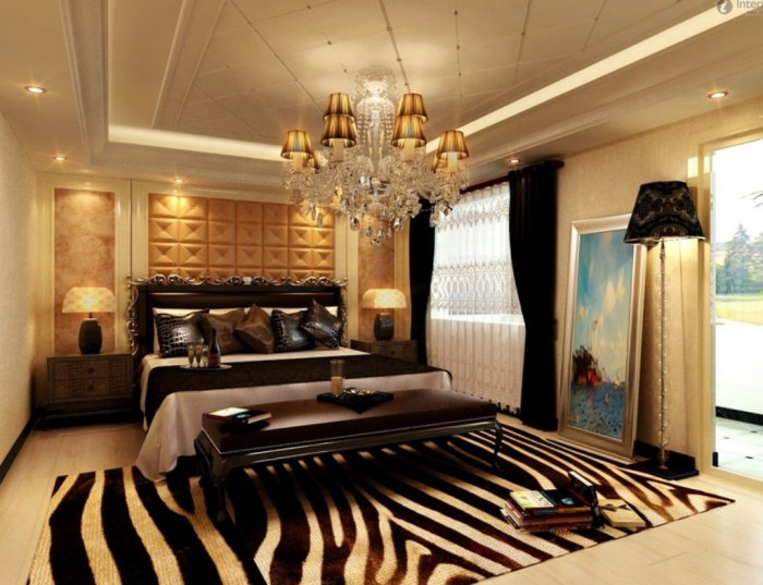 Gold bedroom design ideas