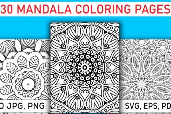 Coloring pages printable mandala