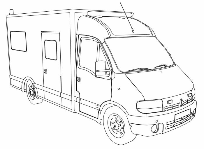 Camper coloring pages