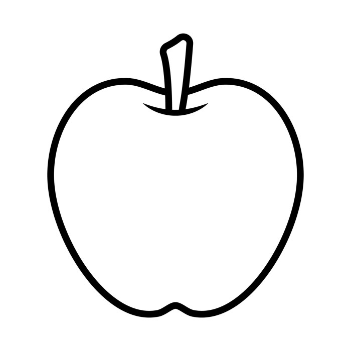 Coloring page-apples