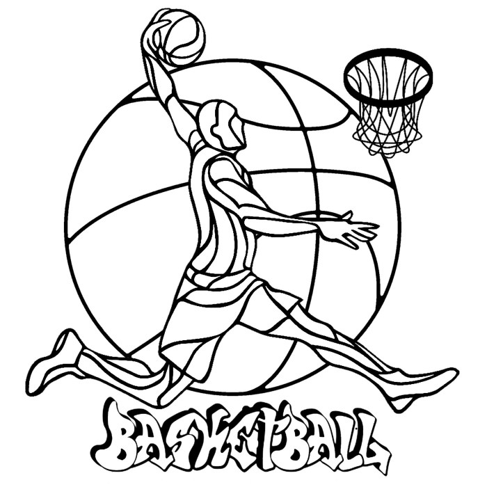 Coloring pages for kids sports