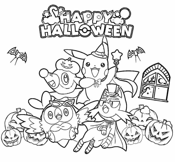 Kids halloween coloring pages printable