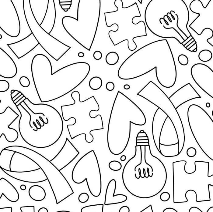 Coloring sheets for autistic kids