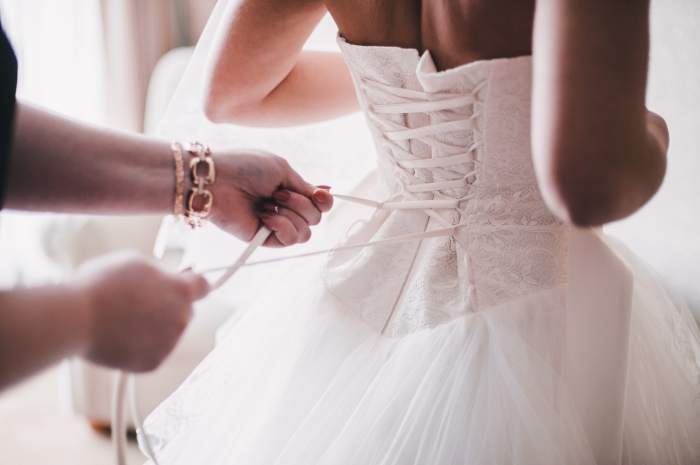 Affordable wedding dress alterations near me