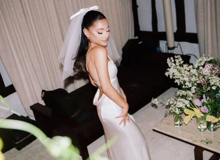 Ariana grande's wedding dress