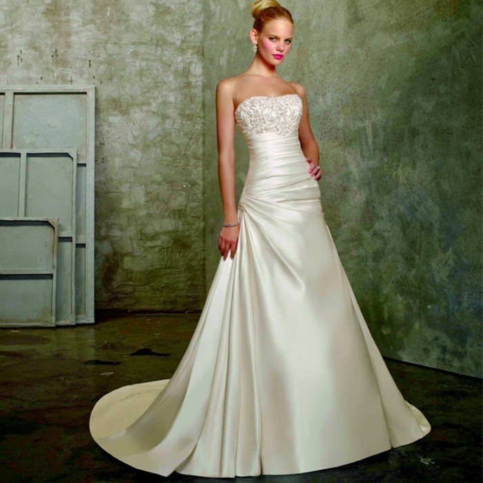 A-line cheap wedding dresses