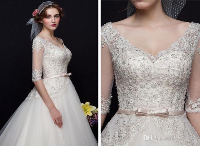 Winter wedding dresses with sleeves